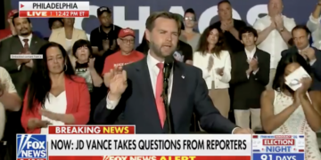 Reporter Asks Vance About His Crazy Cat Lady Comment — He Turns It Around to Blast Harris